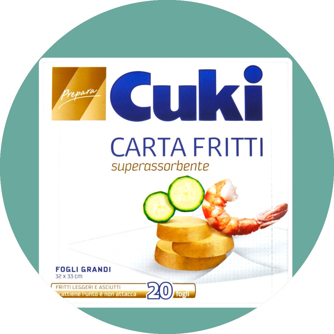 Cuki carta fritti 20 super assorbente