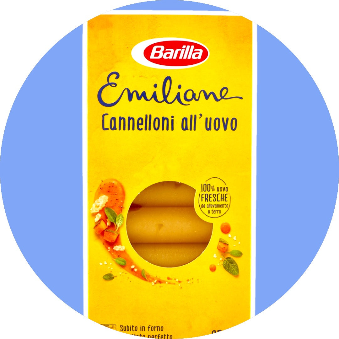 Emiliane Barilla pasta cannelloni all’uovo 250gr