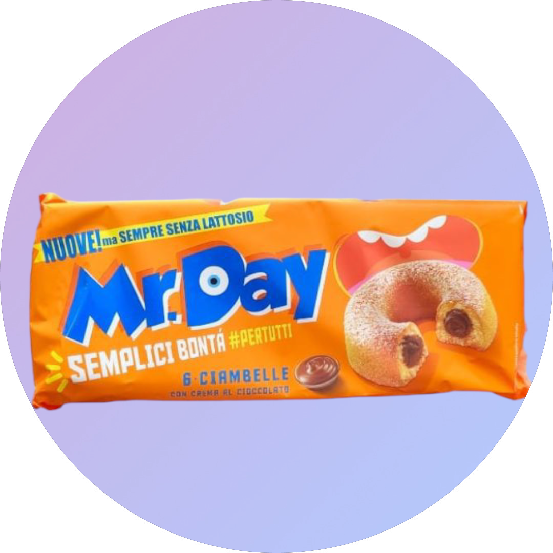 Mr.Day ciambelle con crema di cioccolato×8