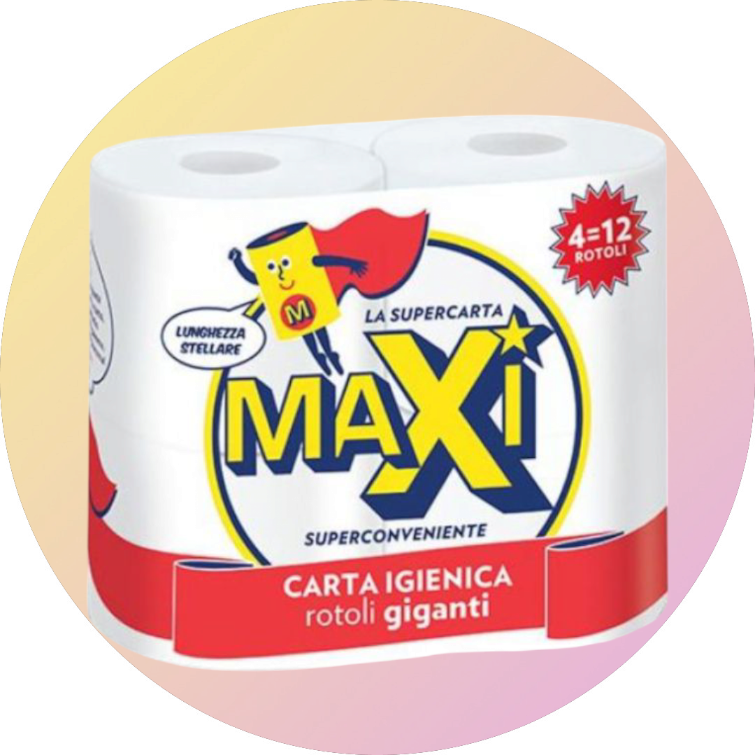 Maxi carta igienica 4 rotoli