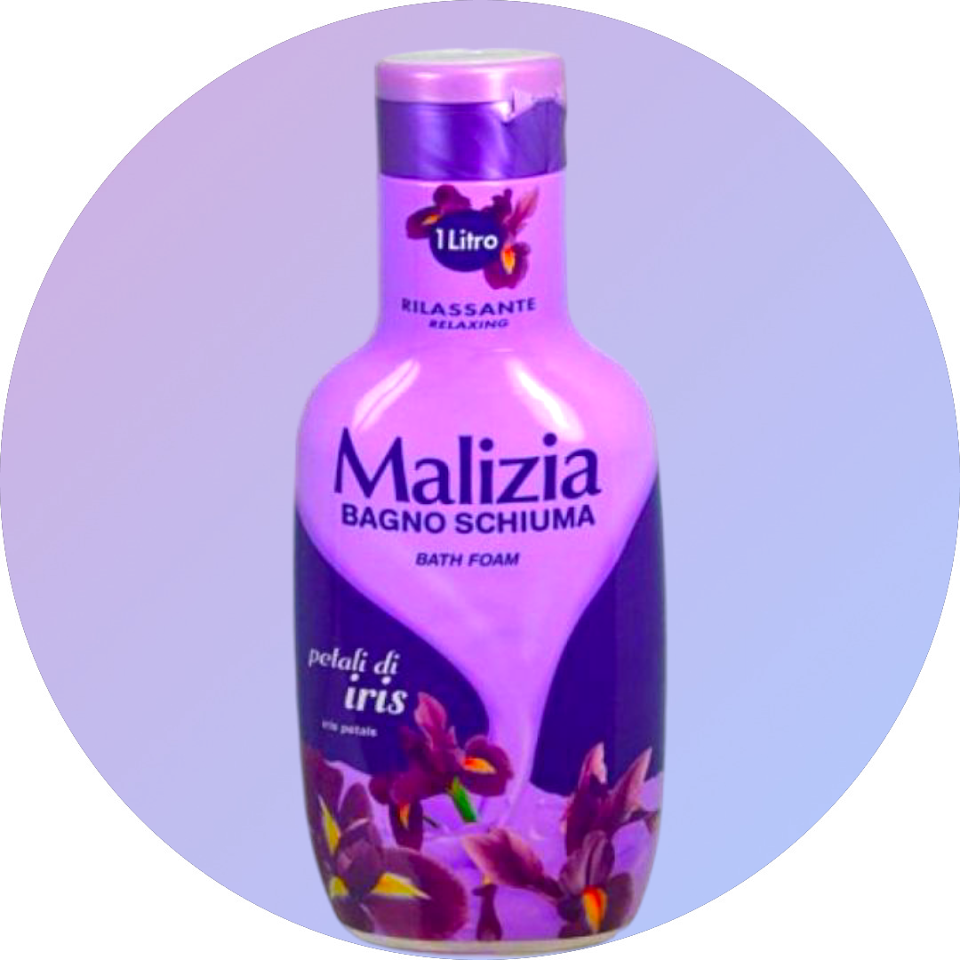 Malizia Bagnoschiuma con Petali di Iris