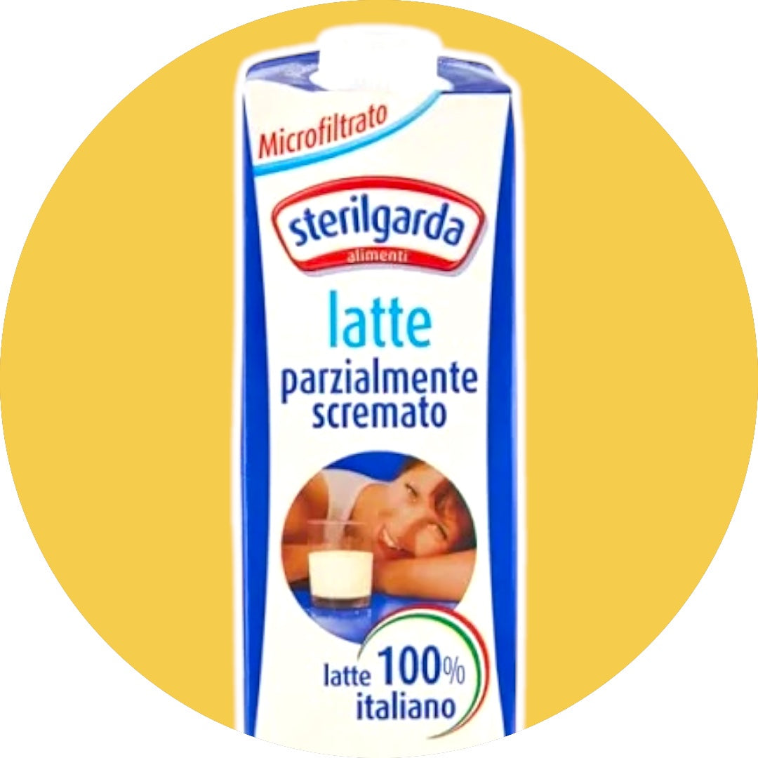 Latte sterigalda parzialmente scremato