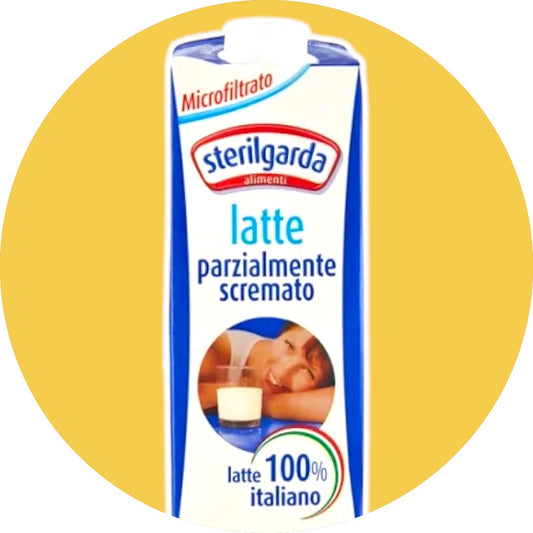 Latte sterigalda parzialmente scremato