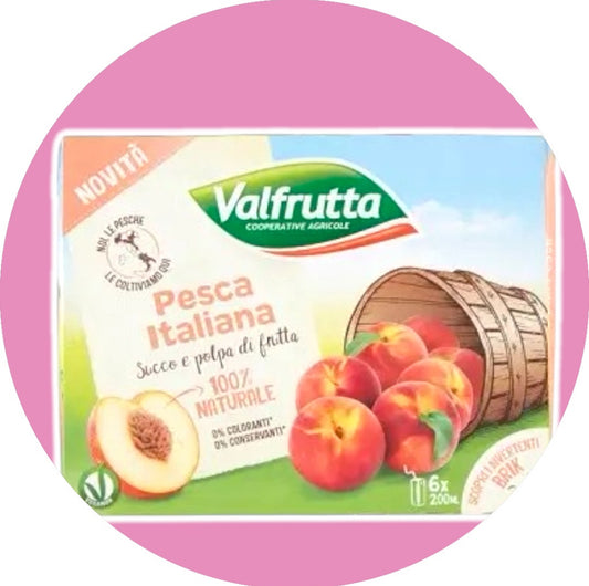 Succo a pesca valfrutta