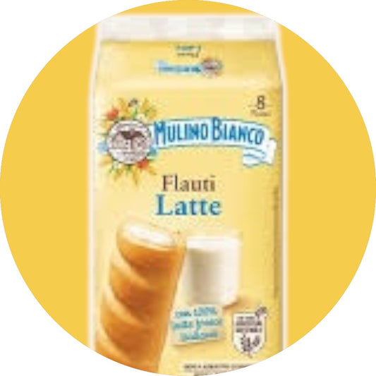 Flauti al latte Mulino Bianco