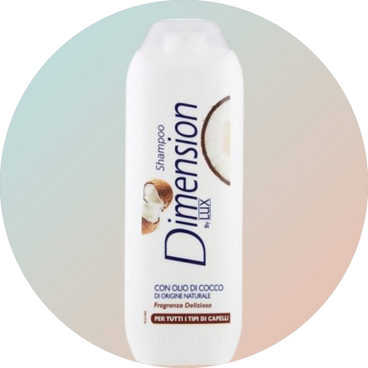 Shampoo Dimension con Olio di Cocco per tutti i tipi di capelli 250ML