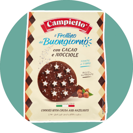 Il Frollino del Buongiorno con Cacao e Nocciole Campiello