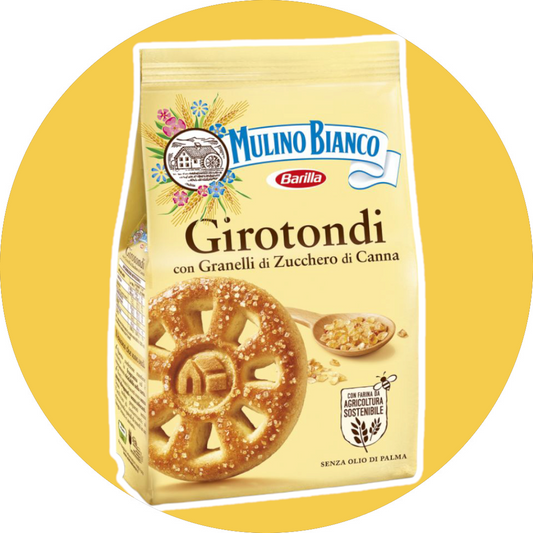 Girotondi con Granelli di zucchero di canna Mulino Bianco