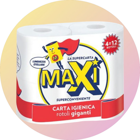 Maxi carta igienica 4 rotoli