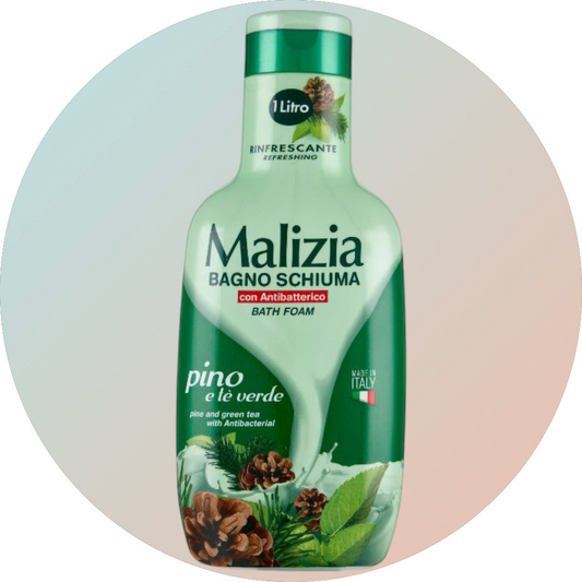 Malizia Bagnoschiuma con Pino e tè verde
