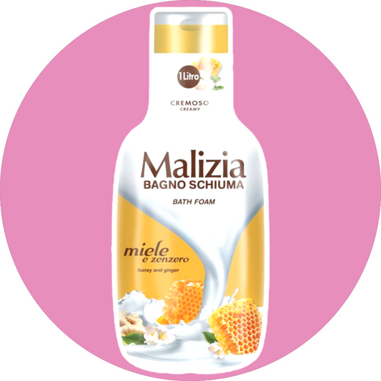 Malizia Bagnoschiuma con miele e zenzero