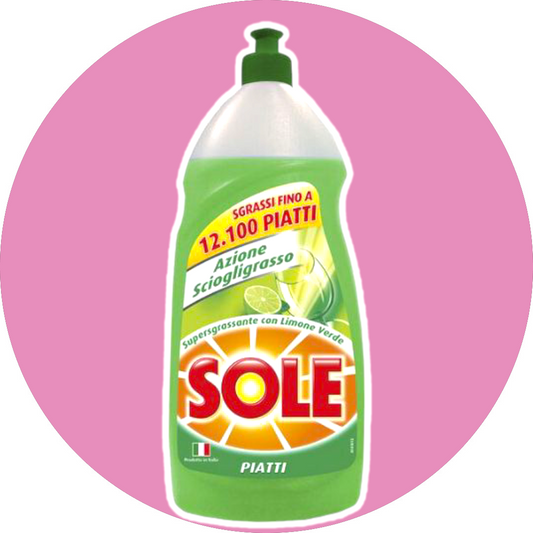 Sole piatti con limone verde