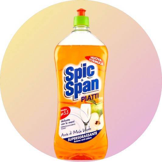 Spic&Span piatti con aceto di mela verde